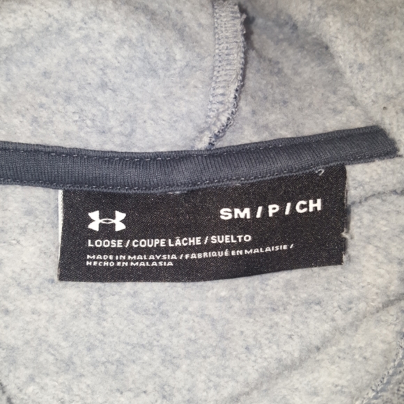 ❤HP❤Under Armour Gray Drawstring Sweatshirt❤ - Picture 7 of 7